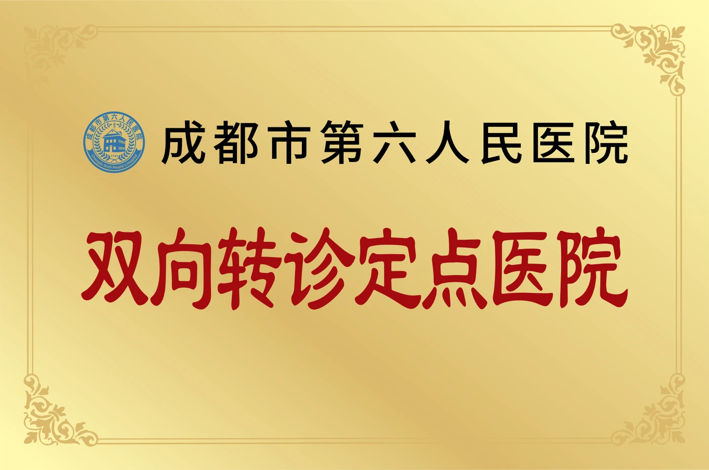 成都市第六人民医院双向转诊定点医院